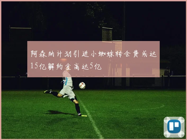 阿森纳计划引进小蜘蛛转会费或达15亿解约金高达5亿