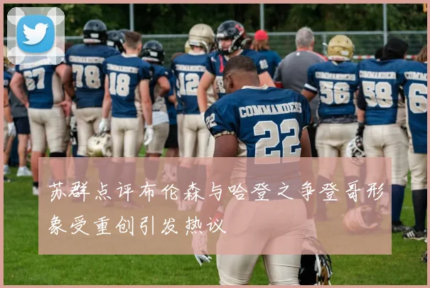 苏群点评布伦森与哈登之争登哥形象受重创引发热议
